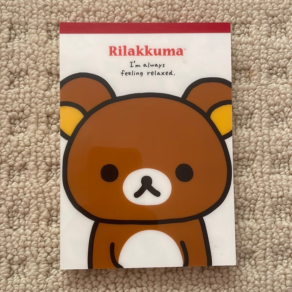 Brand New Sanrio Rilakkuma Bear Note Pad